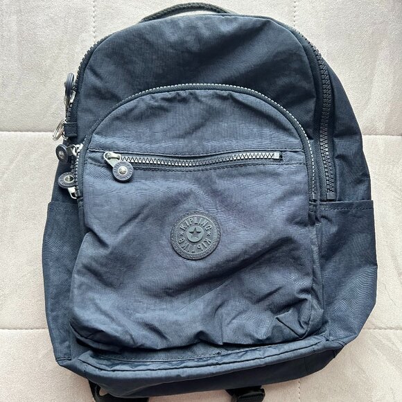 Kipling Seoul Small Tablet Backpack - blue bleu 2 - Picture 5 of 10